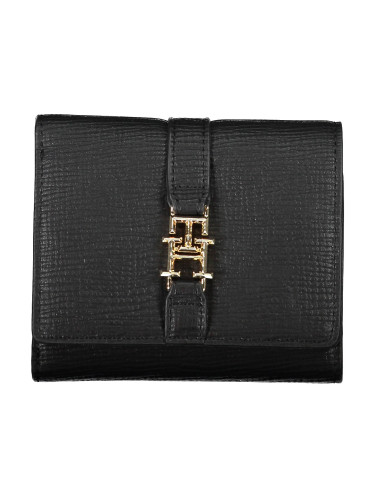 Дамски портфейл Tommy Hilfiger, черен