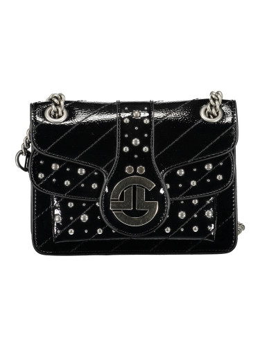 Черна дамска чанта за през рамо Gaelle Paris