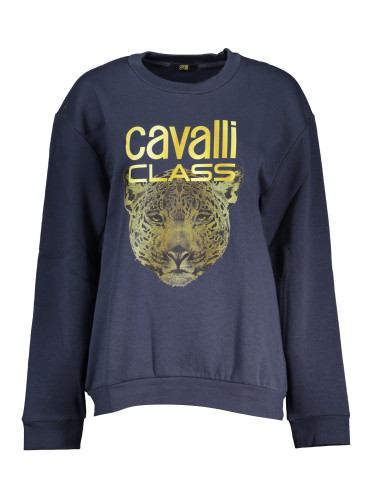 Дамски суитшърт Cavalli Class без цип, син