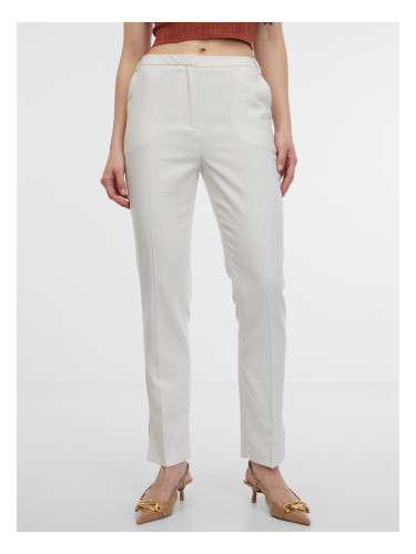 Orsay Beige Women's Trousers - Ladies