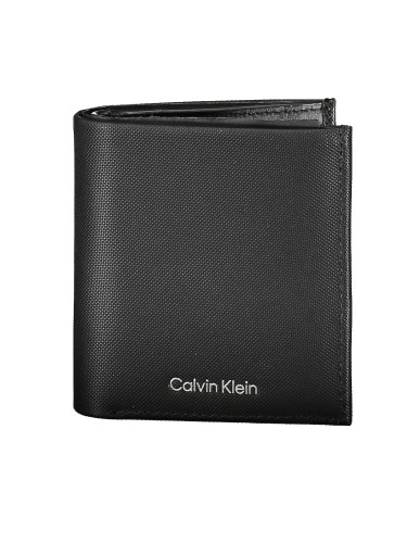 Черен мъжки портфейл Calvin Klein