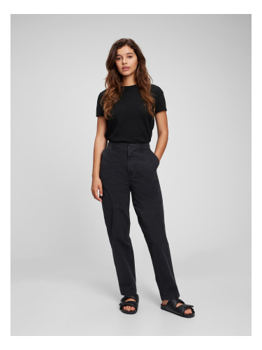 GAP Straight Khaki Washwell Trousers - Ladies