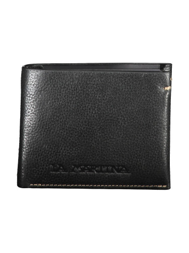 Черен мъжки портфейл LA MARTINA