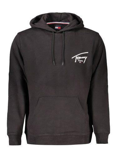 Черен суичър с качулка Tommy Hilfiger