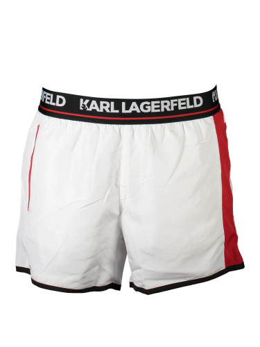Мъжки бански костюм Karl Lagerfeld, бял