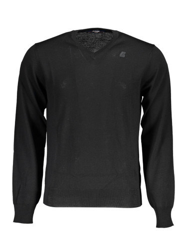 Мъжки черен пуловер K-WAY
