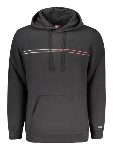 Черен суичър с качулка Tommy Hilfiger