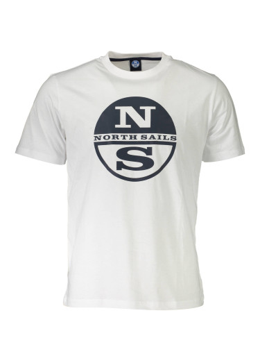 Бяла тениска с къс ръкав North Sails