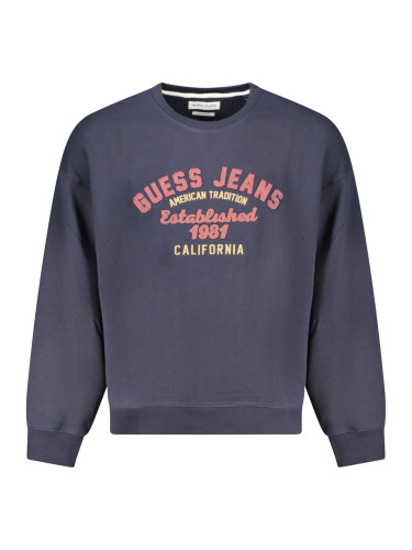 Мъжки суитшърт GUESS JEANS син