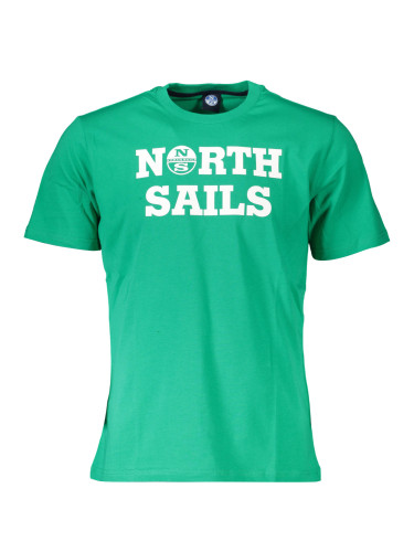 Зелена тениска с къс ръкав NORTH SAILS