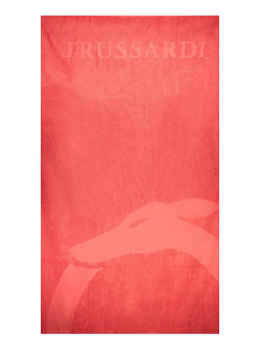 Плажна кърпа TRUSSARDI JEANS червена