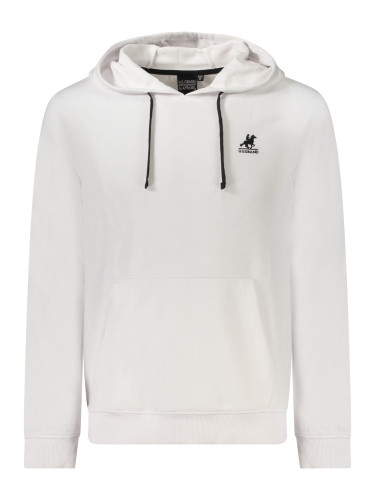 US GRAND POLO MEN'S ZIP-UP SWEATSHIRT WHITE