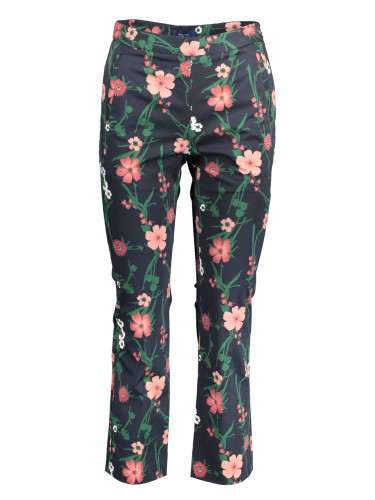 Дамски син шарен панталон GANT