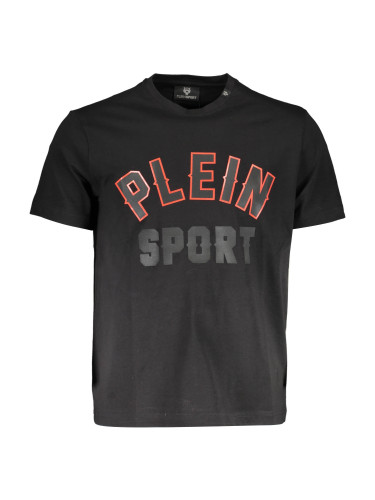 Черна тениска с къс ръкав PLEIN SPORT