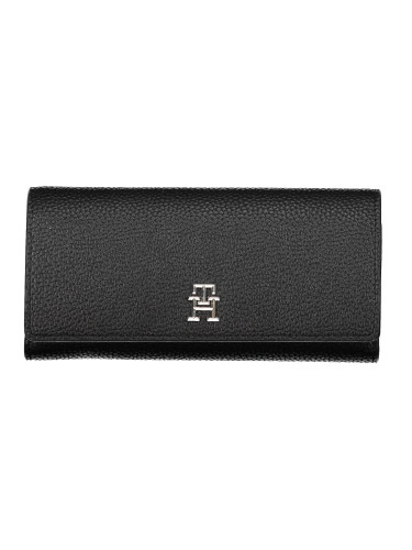Дамски портфейл Tommy Hilfiger, черен