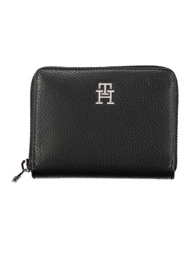 Дамски портфейл Tommy Hilfiger, черен