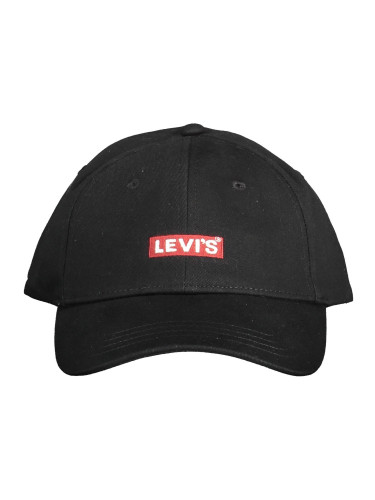 Черна шапка с козирка LEVI'S