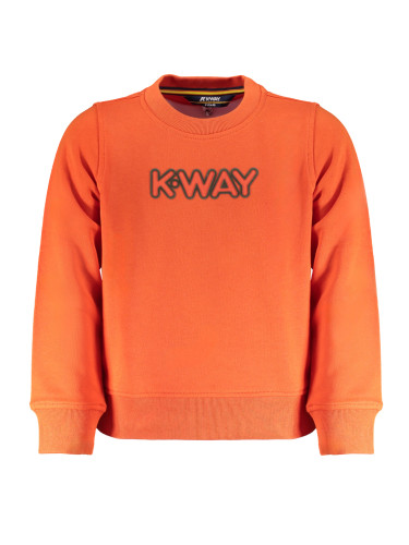 Оранжев суитшърт K-WAY за деца