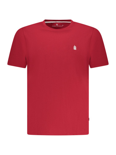 Мъжка червена тениска с къс ръкав