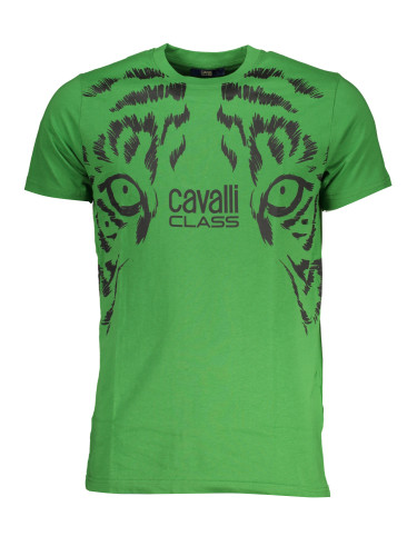 Мъжка тениска Cavalli Class в зелено