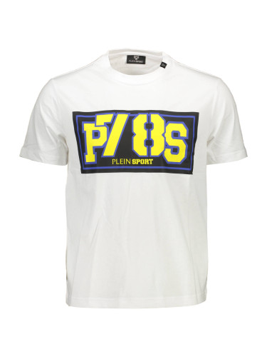 Бяла тениска с къс ръкав PLEIN SPORT