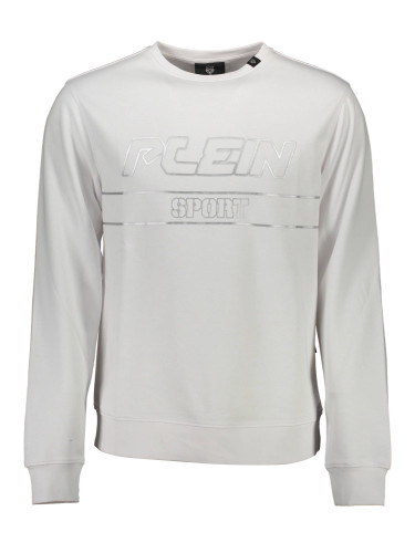 Бял суитшърт PLEIN SPORT без цип