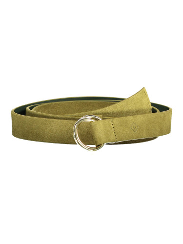 Зелен кожен колан GANT