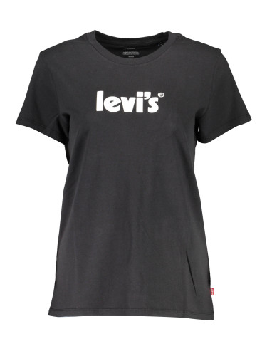 Черна тениска с къс ръкав Levi's