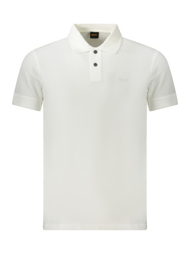 Мъжка поло тениска BOSS бяла