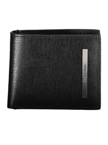 Черен мъжки портфейл Calvin Klein