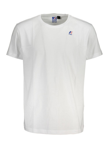 Мъжка тениска с къс ръкав K-WAY, бяла