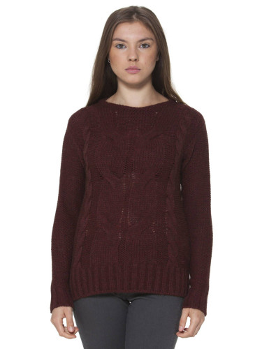 Дамски червен пуловер FRED PERRY