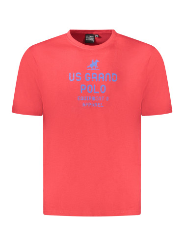 Мъжка тениска US Grand Polo, червена