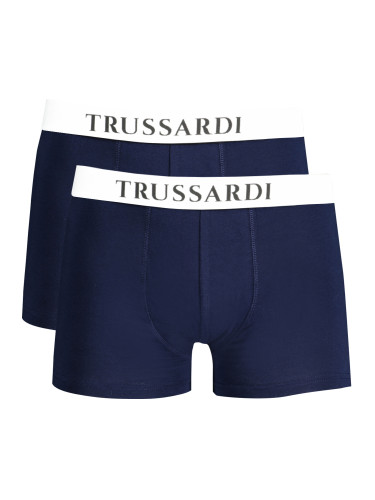TRUSSARDI MEN'S BLUE BOXER