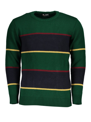 US GRAND POLO GREEN MEN'S SWEATER