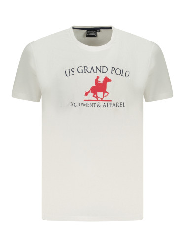 US GRAND POLO SHORT SLEEVE T-SHIRT MEN WHITE