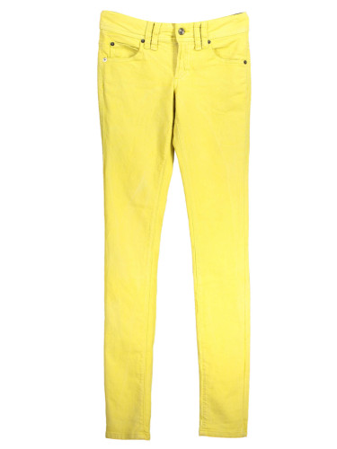Дамски жълти тесни дънки John Galliano