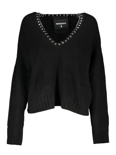 Черен пуловер Patrizia Pepe