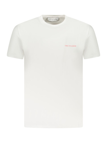 TRUSSARDI бяла тениска с къс ръкав