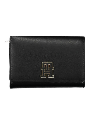 Дамски портфейл Tommy Hilfiger, черен