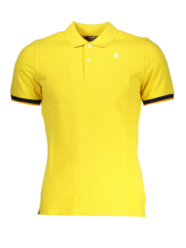 Жълта мъжка поло тениска K-WAY