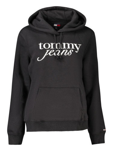 Черен суичър с качулка Tommy Hilfiger