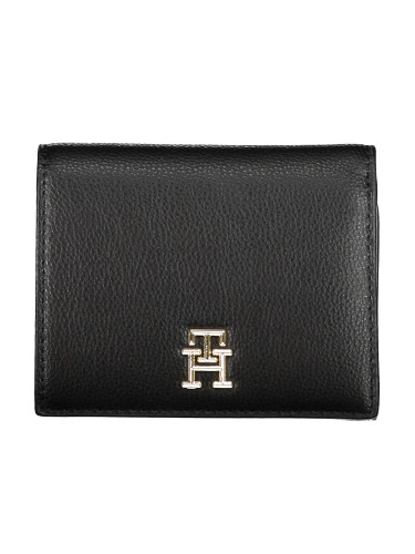 Дамски портфейл Tommy Hilfiger, черен