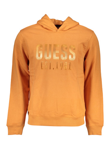 Мъжки оранжев суитшърт GUESS