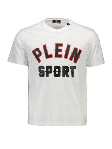 Мъжка бяла тениска Plein Sport
