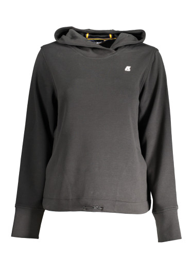 Дамски суитшърт K-WAY без цип, черен