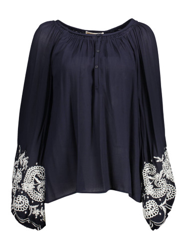 Синя блуза с дълъг ръкав KOCCA