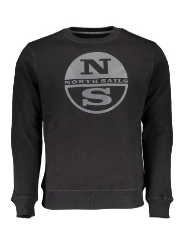 Черен суитшърт с цип North Sails