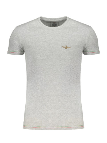 Мъжка сива тениска с къс ръкав