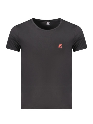 US GRAND POLO SHORT SLEEVE T-SHIRT MEN BLACK